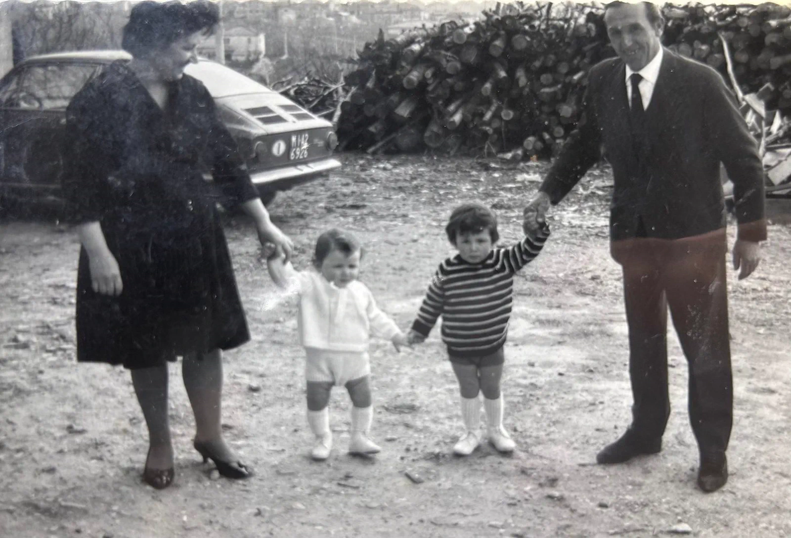 Foto storica della famiglia Tamellini